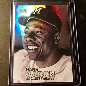 Hank Aaron Stadium Club Foil /25